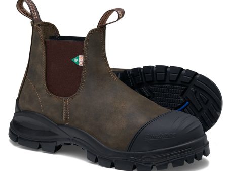 Blundstone 962 XFR CSA Rustic Brown Rubber Toe Cap Online Hot Sale