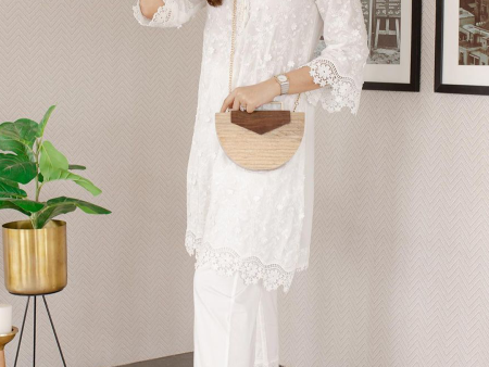 Mulmul Cotton Baybreeze White Kurta For Cheap