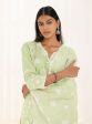 Mulmul Cotton Kannur Green Kurta Online Hot Sale