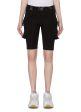 Buckled strap neoprene cargo biker shorts - Angel Chen - Black For Cheap