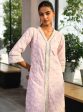 Mulmul Cotton Briallen Kurta Pink For Sale