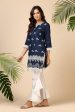 Aster Kurta Navy Blue Supply