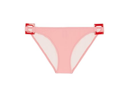 The Romy  square buckle side bikini bottoms - Solid & Striped - Pink Online now