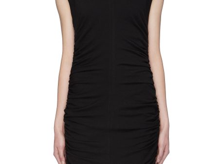 Ruched side sleeveless dress - alexanderwang.t - Black For Cheap