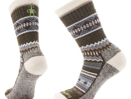 Smartwool Everyday Snowed In Sweater Crew Socks Light Cushion Military Olive Online Hot Sale