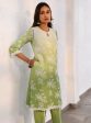 Mulmul Cotton Savri Green Kurta With Mulmul Cotton Savri Green Dhoti Pant Online now