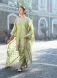 Mulmul Banarsi Paheri Green Kurta With Mulmul Banarsi Paheri Green Pant Online now