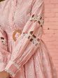 Mulmul Cotton Viv Dusty Pink Long Dress on Sale