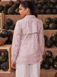 Mulmul Iconic Cotton Sia Dusty Pink Shirt Hot on Sale