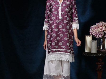 Iris Kurta (Purple) Online