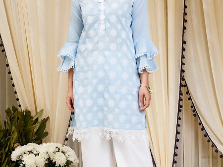 Daffodil Kurta LIGHT BLUE Online Hot Sale