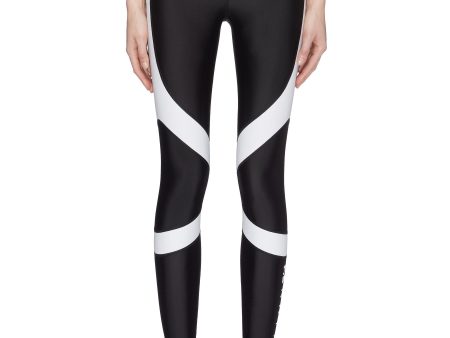 Sweep  contrast stripe performance leggings - P.E Nation - Multi-colour For Cheap