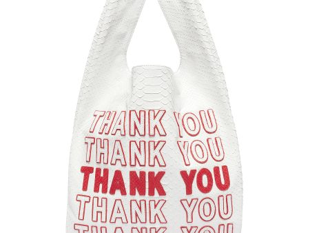 Thank You  outseam python leather tote - Gelareh Mizrahi - White Online Sale