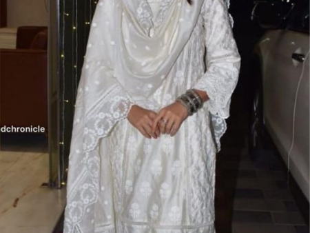 Mulmul Supima Satin Blair Off-White Kurta Online Sale