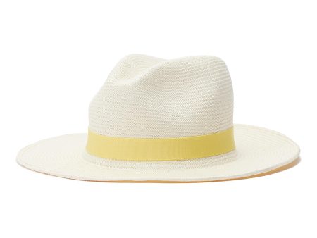 Nomad  packable straw fedora hat - Yestadt - White Online now