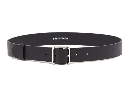 Everyday  logo print leather belt Discount