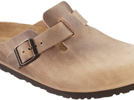 Birkenstock Boston Tobacco Oiled Leather Online Hot Sale