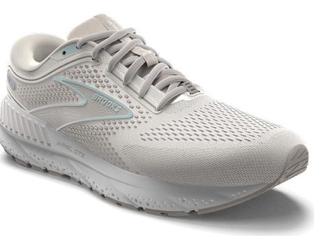 Brooks Women s Ariel GTS 23 Chateau Grey White Sand Stability Shoe on Sale