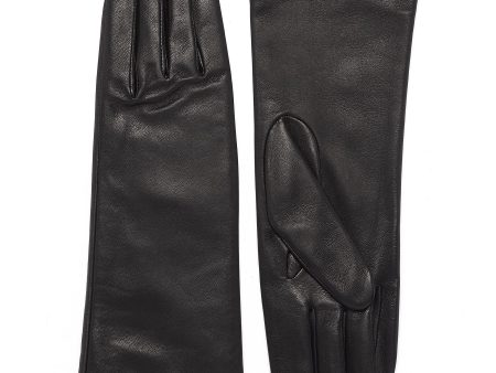 Logo print lambskin gloves - Balenciaga - Black Online