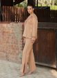 Mulmul Fleece Circe Beige Top with Mulmul Fleece Circe Beige Pant Fashion