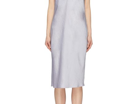 Wash & Go  halterneck satin slip dress - alexanderwang.t - Purple For Cheap