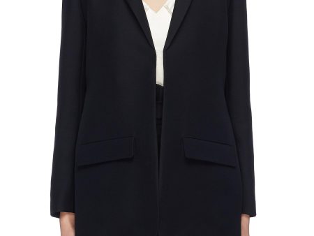 Silk-wool open blazer - Valentino - Black For Cheap