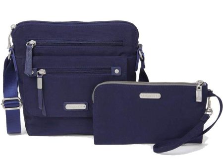 Baggallini Escape Crossbody Navy For Discount