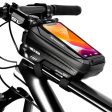 WILD MAN New Bike Bag Frame Front Top Tube Cycling Bag Waterproof 6.6in Phone Case Touchscreen Bag MTB Pack Bicycle Accessories For Cheap