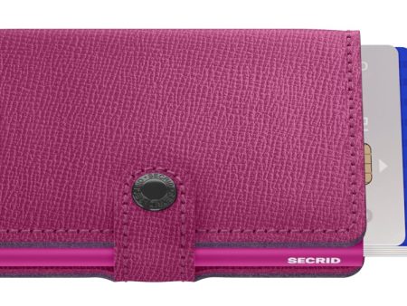 Secrid Mini Wallet Crisple Fuchsia Sale