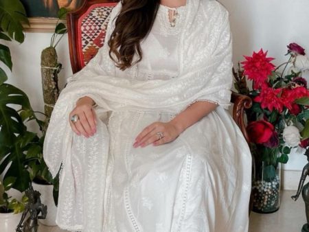 Mulmul Cotton Star Gaze White Kurta Fashion