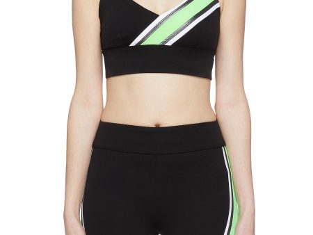 Kanawai Ola  contrast stripe cross back sports bra - NO KA’OI - Multi-colour For Sale