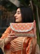 Mulmul Charkha Burnt Orange Envelope Pouch Bag Cheap