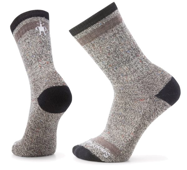 Smartwool Everyday Larimer Crew Socks Light Cushion Black Taupe Heather on Sale