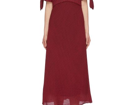 Affix  tie sleeve gingham check midi dress - C MEO COLLECTIVE - Multi-colour Cheap