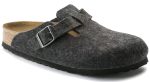 Birkenstock Boston Wool Felt Anthracite For Cheap