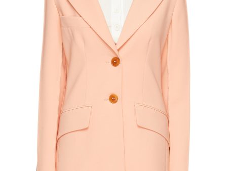 Vascular  notched lapel oversized blazer - ELLERY - Pink Online Sale