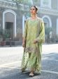 Mulmul Banarsi Paheri Green Kurta With Mulmul Banarsi Paheri Green Pant Online now