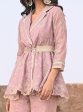 Mulmul Banarsi Chashni Lilac Top with Mulmul Banarsi Chashni Lilac Pant Cheap