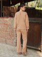 Mulmul Fleece Circe Beige Top with Mulmul Fleece Circe Beige Pant Fashion