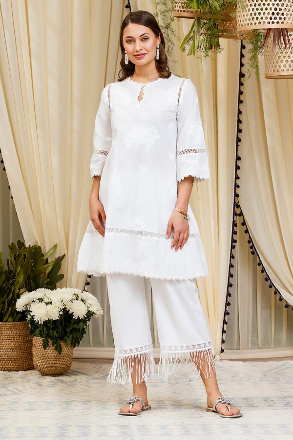 Mulmul Sunflower Kurta Sale