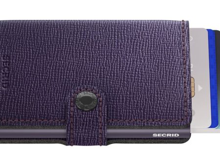 Secrid Mini Wallet Crisple Purple Online