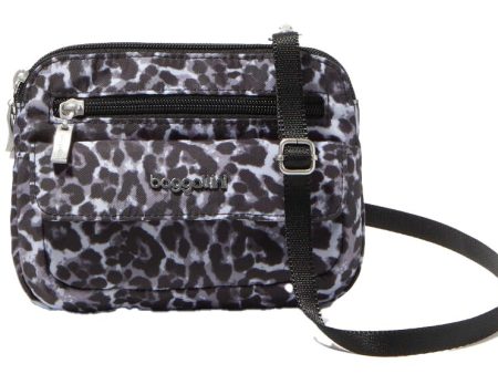 Baggallini Modern Everywhere Mini Grey Wild Cheetah Supply