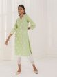 Mulmul Cotton Kannur Green Kurta Online Hot Sale