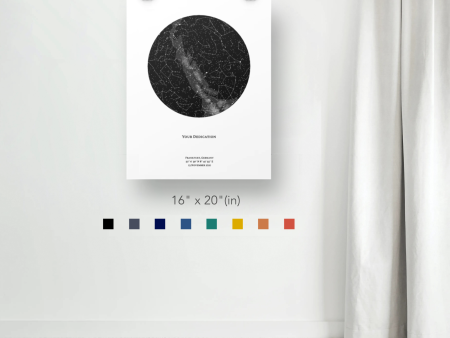 Star Map Poster (Print) Poster 16 x 20(in) For Cheap