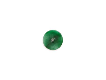 Jade disc pendant - Samuel Kung - Metallic For Sale