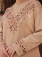 Mulmul Fleece Circe Beige Top with Mulmul Fleece Circe Beige Pant Fashion