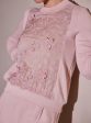 Mulmul Fleece Nesoi Pink Top with Mulmul Fleece Nesoi Pink Pant Fashion