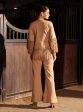 Mulmul Fleece Althea Beige Top with Mulmul Fleece Circe Beige Pant Online Hot Sale