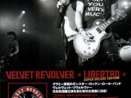 Velvet Revolver 2007 12 Libertad Japan album   tour promo ad Online Hot Sale