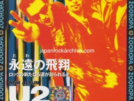 U2 1993 08 Zooropa Japan album promo ad on Sale